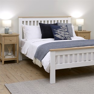 Chester Pure White 6ft Super King Bed