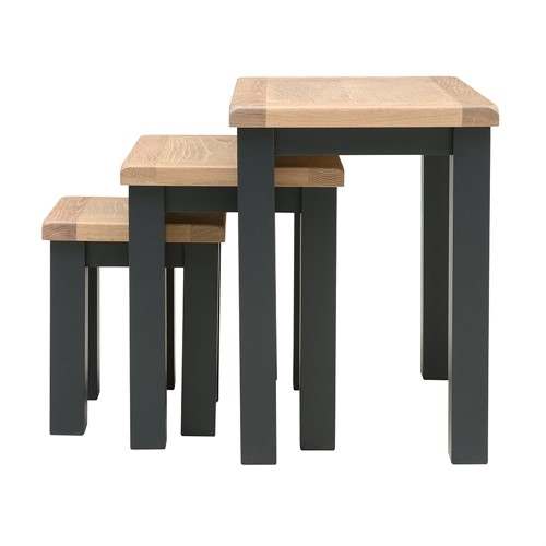 Chester Charcoal Nest Of  3 Tables