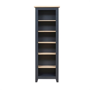 Chester Charcoal Tall Slim Bookcase
