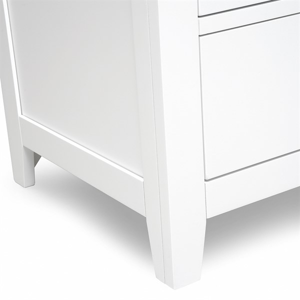 Chester Pure White 7 Drawer Chest The Cotswold Company