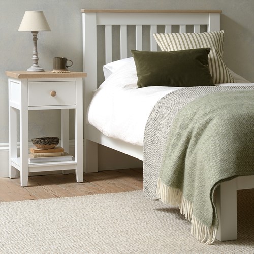Chester Pure White 3ft Single Bed