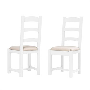 Chester Pure White Ladderback Chair