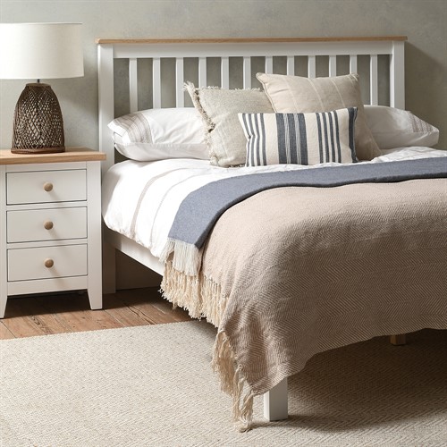 Chester Pure White Double Bed