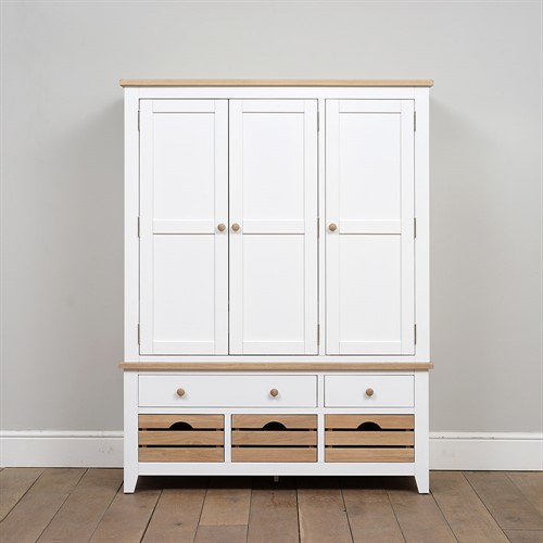 Chester Pure White Triple Larder