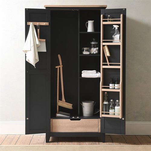 Chester Charcoal Utility Cupboard