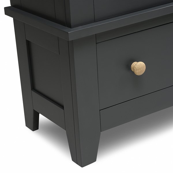 Chester Charcoal Grand Bookcase The Cotswold Company