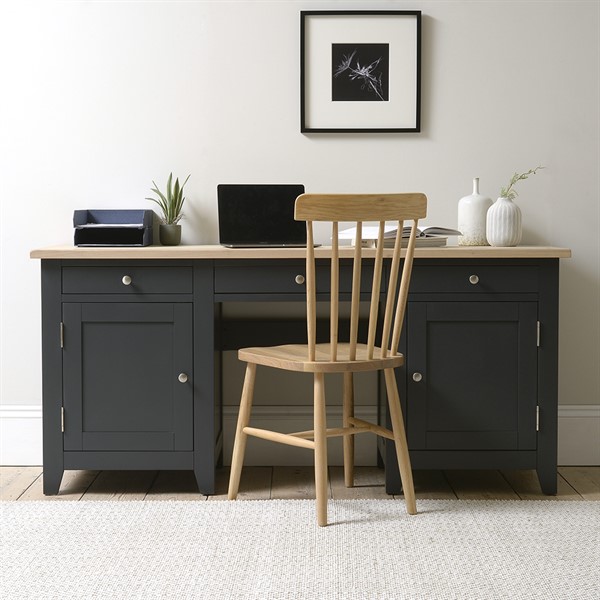 two pedestal desk