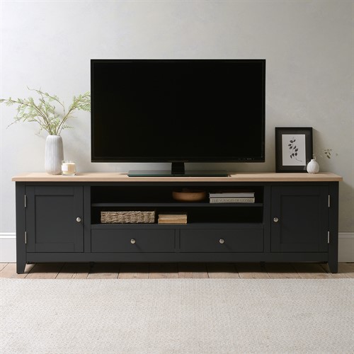 Chester Charcoal XXL TV Stand up to 90"