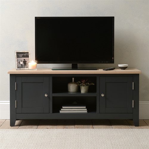 Chester Charcoal Large TV Stand up to 60"