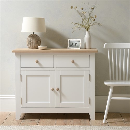 Chester Pure White Small Sideboard