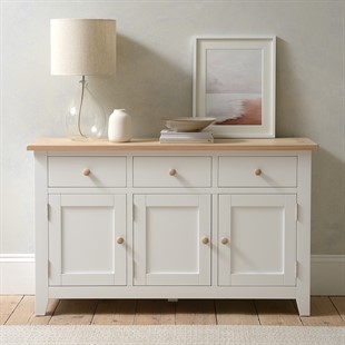 Chester Pure White Large Sideboard