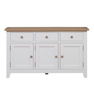 Chester White 3 Door Large Sideboard