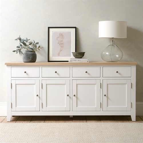 Chester Pure White Extra Large Sideboard