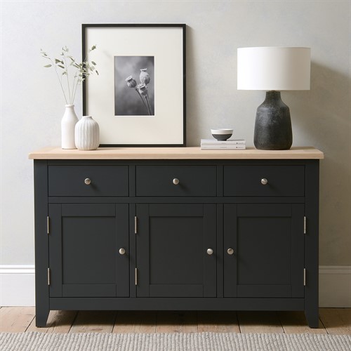 Chester Charcoal Large Sideboard