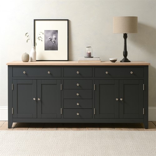 Chester Charcoal Grand Sideboard