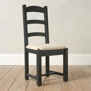 Chester Charcoal  Cushioned Dining Chair