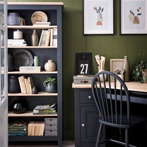 Chester Charcoal Large Bookcase
