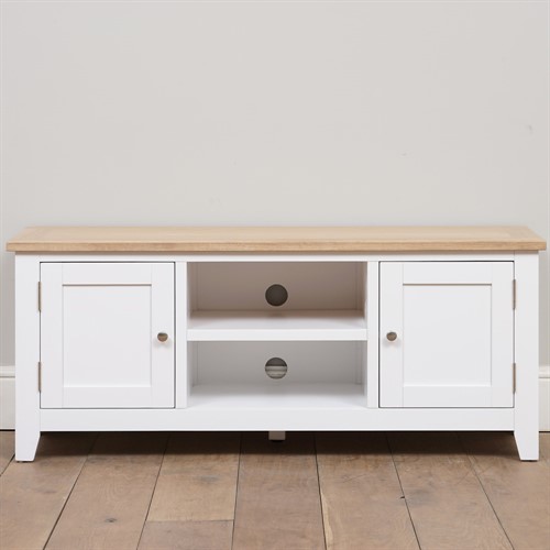 Chester Pure White Large TV stand up to 60"
