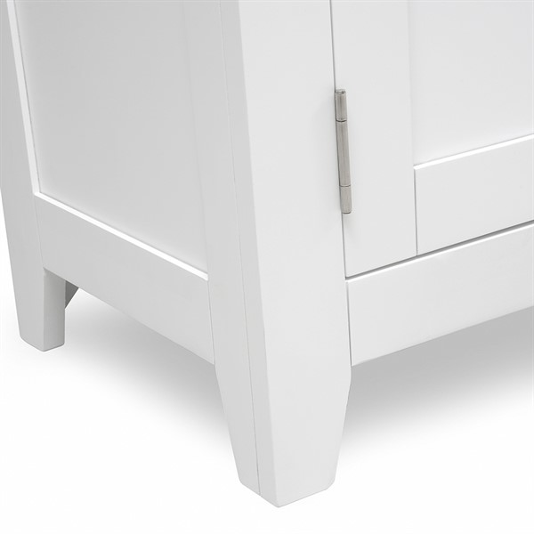 Chester Pure White XXL TV Stand up to 90" The Cotswold Company