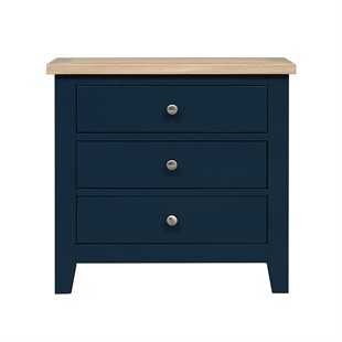 Chester Midnight Blue Jumbo Bedside Table