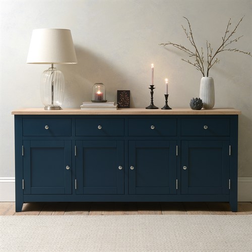 Chester Midnight Blue Extra Large Sideboard