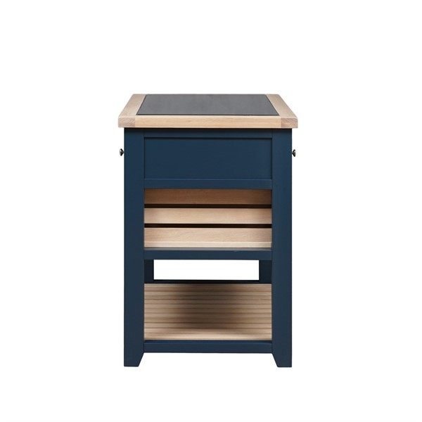 Chester Midnight Blue Kitchen Island The Cotswold Company