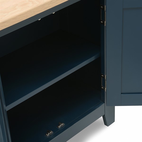 Chester Midnight Blue Small Cupboard - The Cotswold Company