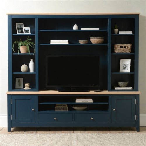 Chester Midnight Blue TV and Media Storage Unit