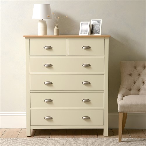 Gloucester Cream 2+4 Chest of Drawers