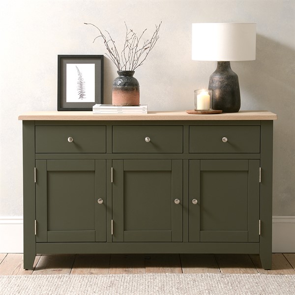 Chester Forest Green Large Sideboard - The Cotswold Company