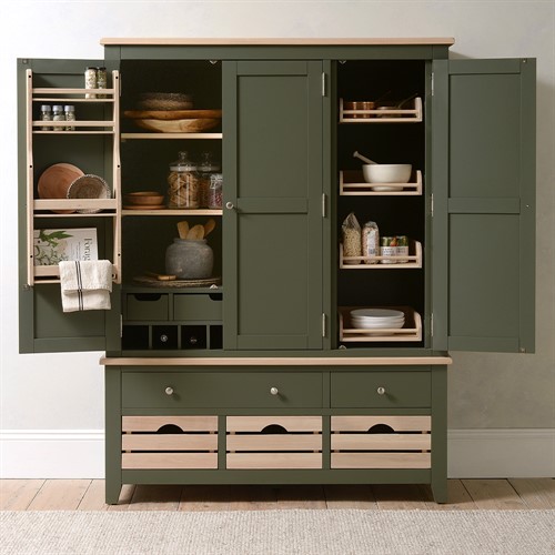 Chester Forest Green Triple Larder