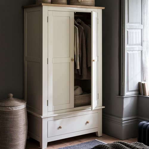 Chester Classic Cream Double Wardrobe