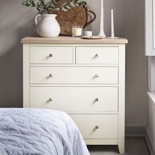 Chester Classic Cream 5 Drawer Chest