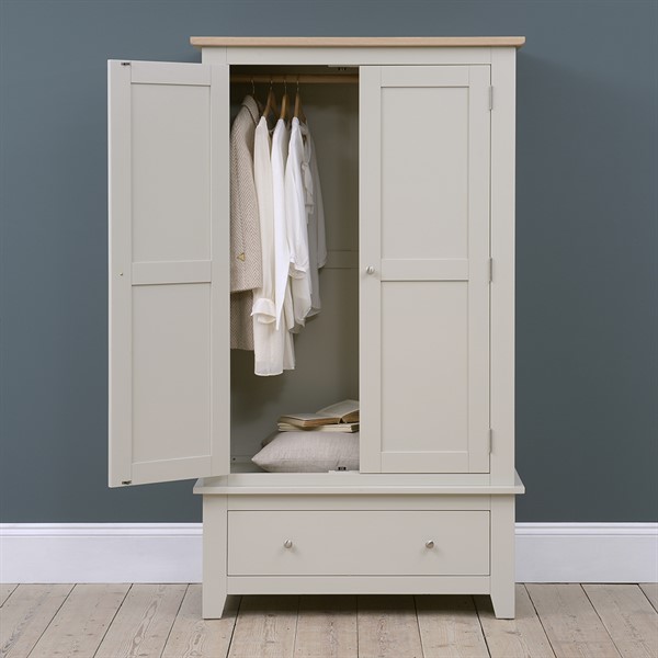 Chester Stone Double Wardrobe - The Cotswold Company