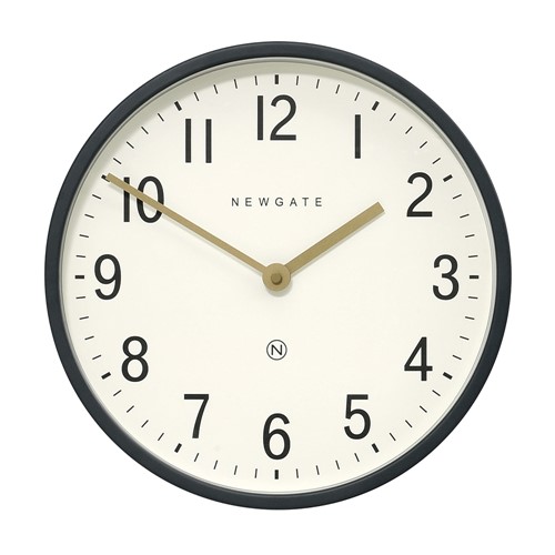 Master Edwards Dark Grey Clock 30cm