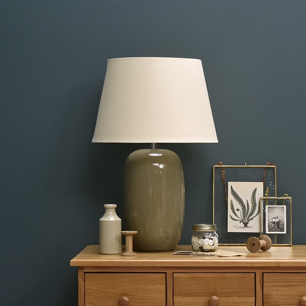 Potter Table Lamp - Grey - The Cotswold Company