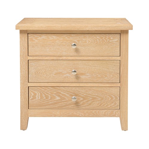 Inglesham Whitewash Oak Jumbo Bedside