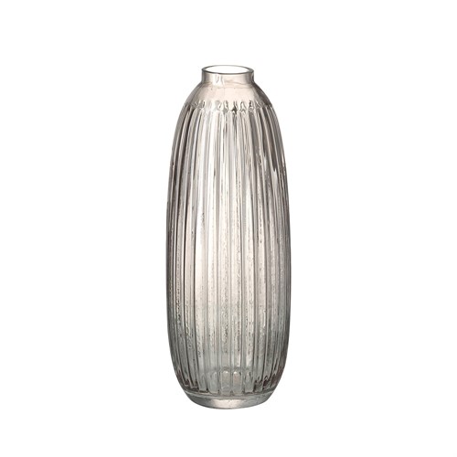 Maura Vase Light Smoke 39cm Glass