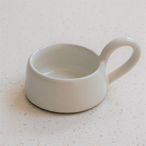 Stoneware Tealight Cup - Milk White
