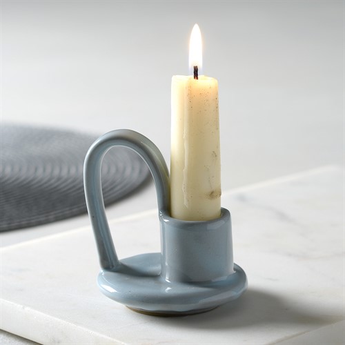 Wee Willy Winky Candle Holder  -Egg Shell