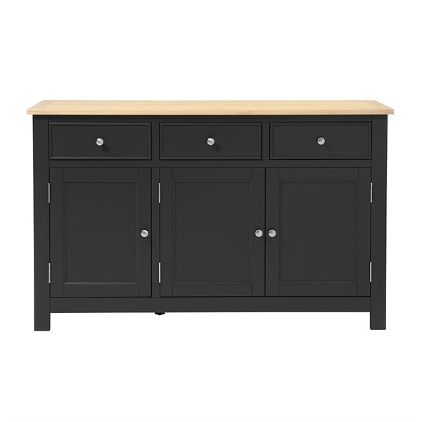 Ellwood Charcoal 3 Door Sideboard - The Cotswold Company