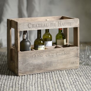 Rustic Wine Crate for 8 Bottles