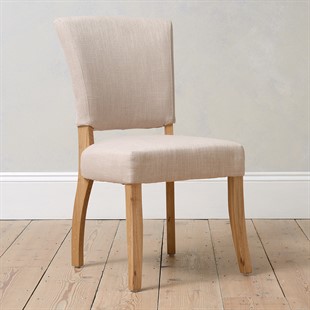 Bluebell Upholstered Dining Chair - Stone