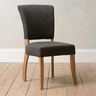 Bluebell Upholstered Dining Chair - Charcoal