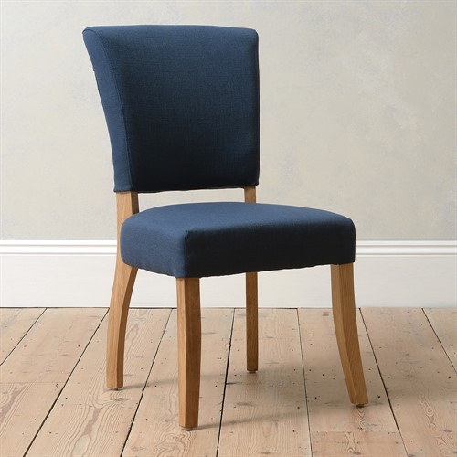 Bluebell Upholstered Dining Chair - Navy