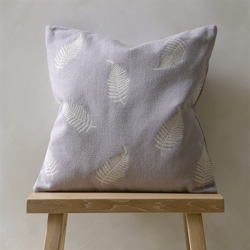 Fern Leaves Cushion - Grey Tint