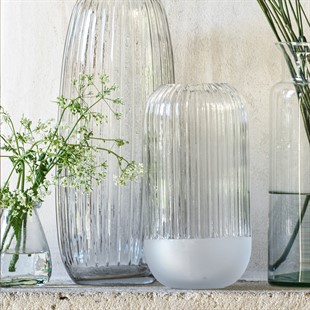 Cosima Vase Clear Frost 25cm