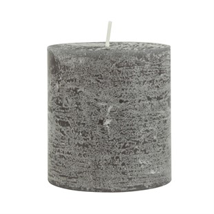 Rustic Candle - Dark Grey