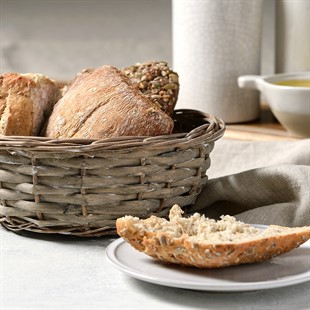 Round Willow Bread Basket