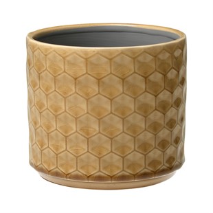 Sand Honeycomb Indoor Planter - Medium